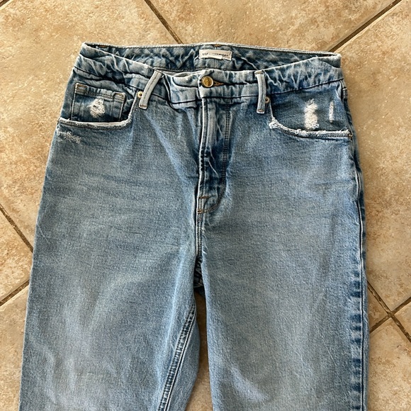 Good American Good Icon High Rise Denim Straight Jeans GI828T Women's size 8/29 - Picture 4 of 11